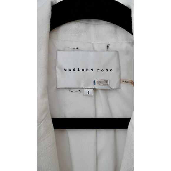 Endless Rose Linen Oversized Vest Blazer Sz S - Picture 5 of 7